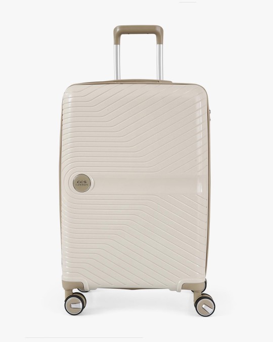 ÇÇS 5239 Krem Kahve Valiz