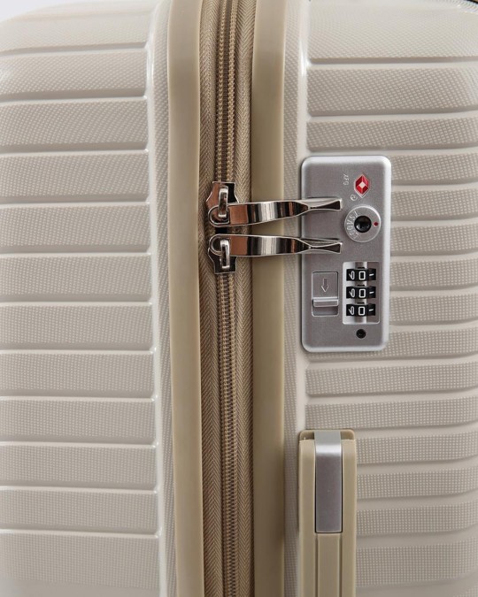 ÇÇS 5239 Krem Kahve Valiz