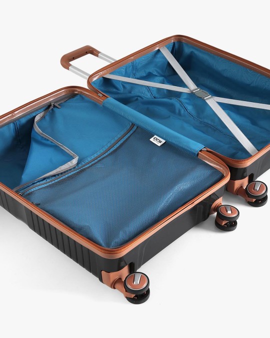 ÇÇS 5239 Siyah Kahve Valiz