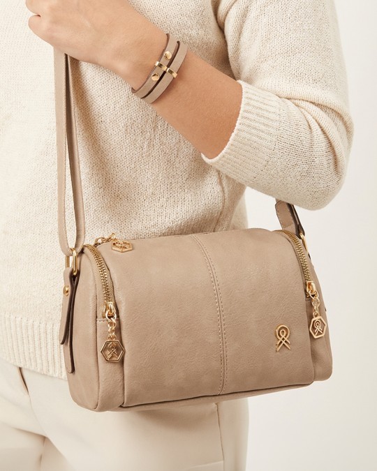 CC001 Bej Çapraz Çanta