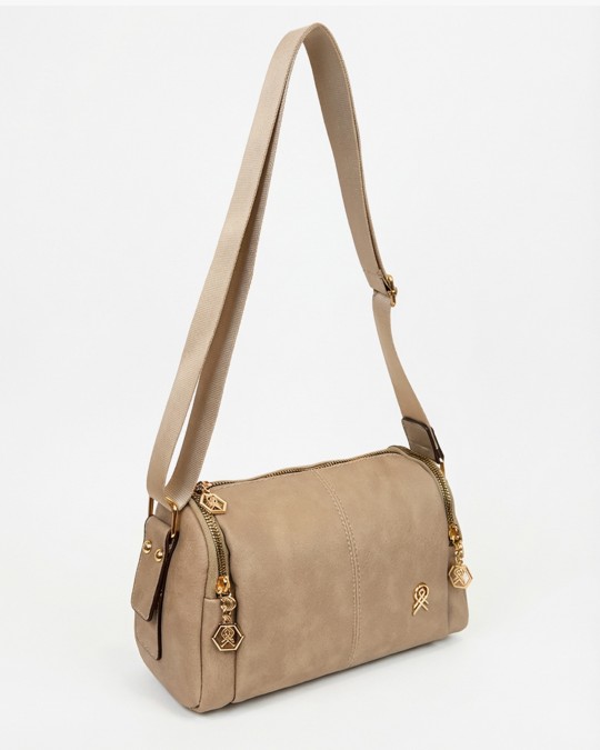 CC001 Bej Çapraz Çanta