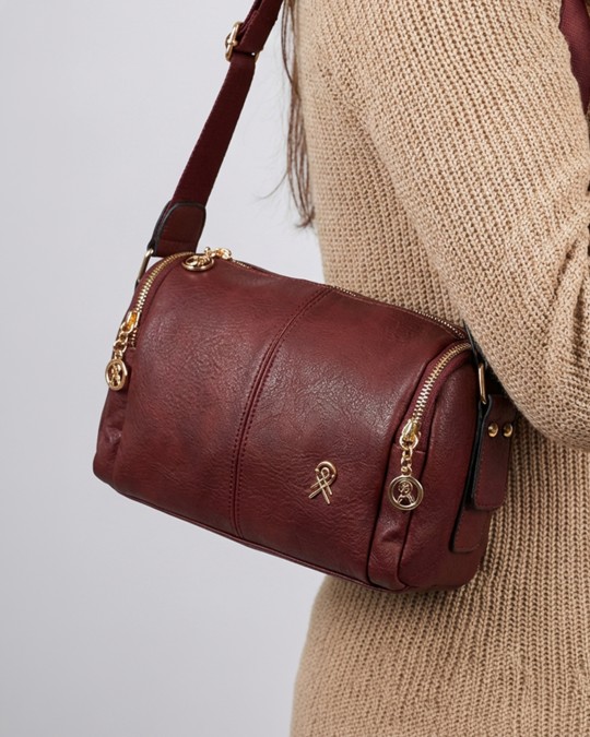 CC001 Bordo Çapraz Çanta