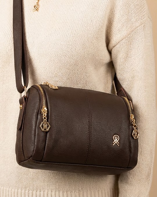 CC001 Kahve Çapraz Çanta