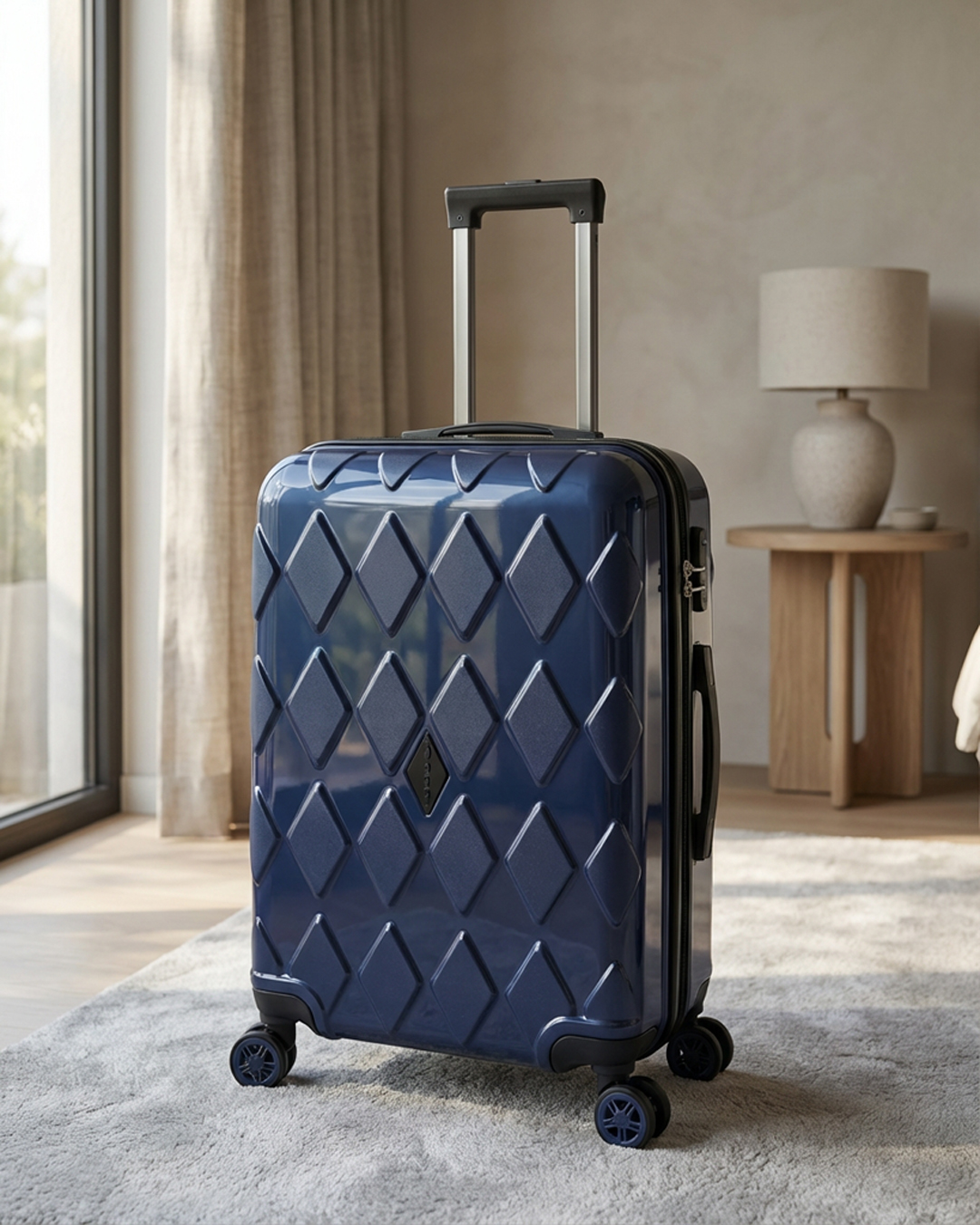 Crystal Lacivert Valiz