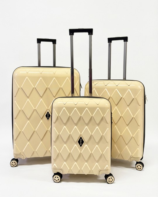 Crystal Açık Sarı Valiz