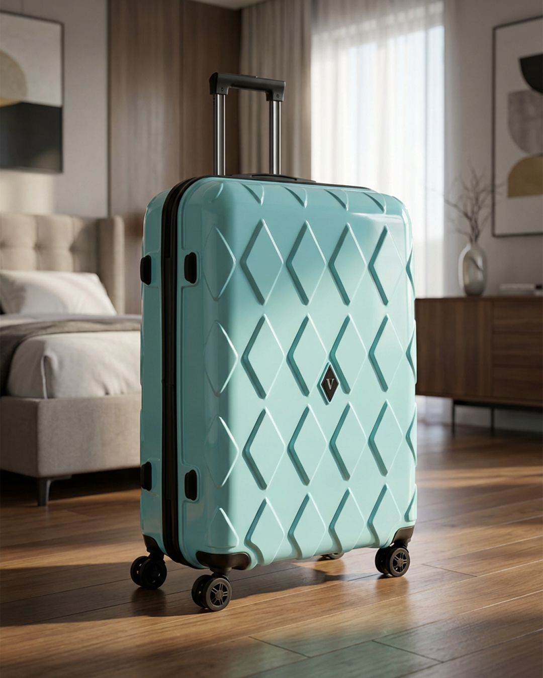 Crystal Turkuaz Valiz