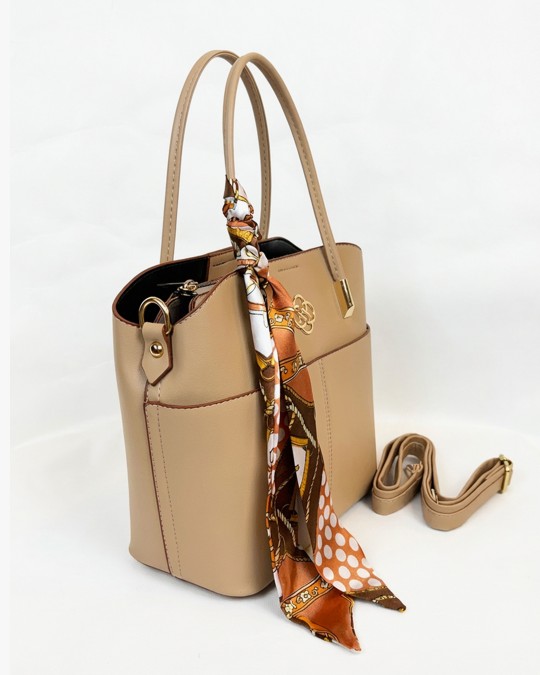 EC001 Camel Bej El Çantası