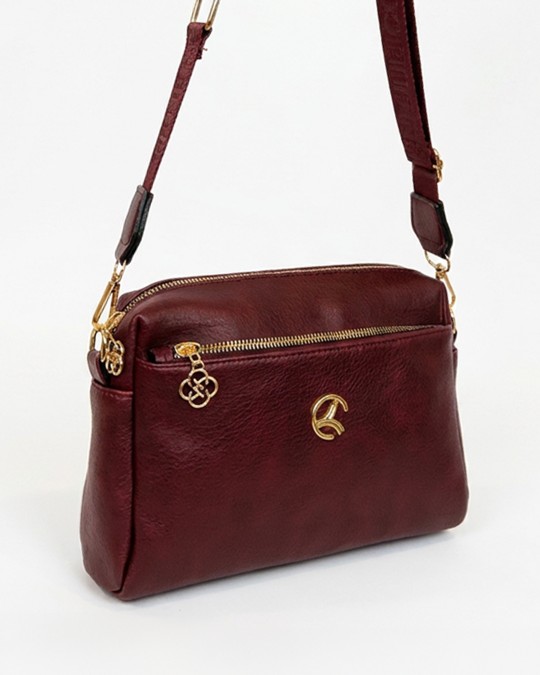 CC002 Bordo Çapraz Çanta